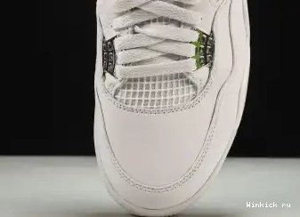JORDAN AIR RETRO MENS 4 MONEY” WHITE “PURE 0516
